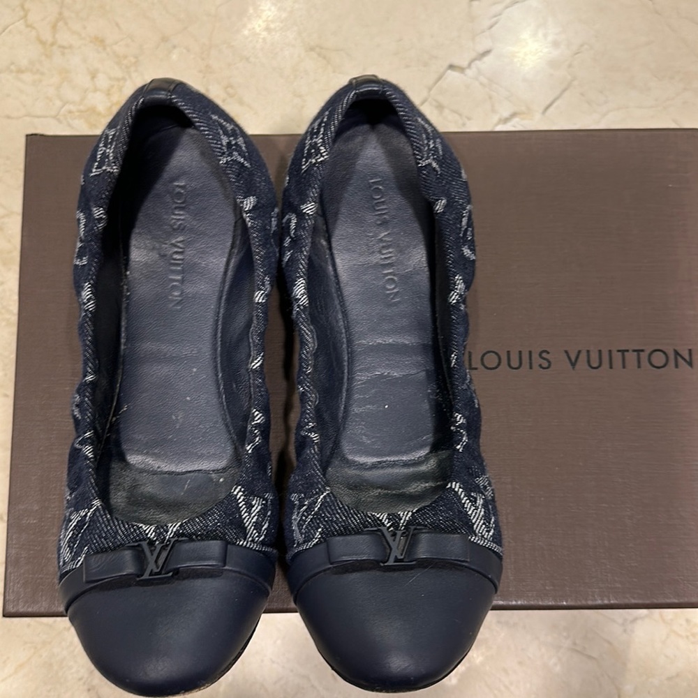 Louis Vuitton Denim flats